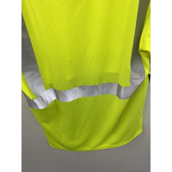 GloWear 8280BK Reflective Apparel Hi-Vis T-Shirt Mens 2XL Lime Black Pocket NWOT - Picture 6 of 13